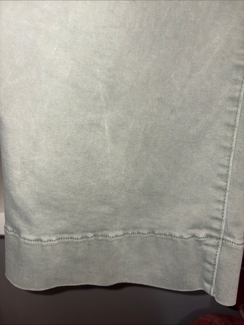 LC Lauren Conrad Sage Green Cropped Wide-Leg Jeans - Picture 3 of 5